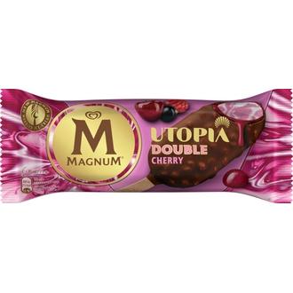 Magnum Utopia Double Cherry  Jäätelöpuikko 85ml/71g kalorit ja ravintosisältö - 299 kcal