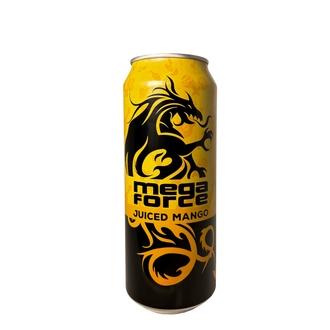 Megaforce energy drink juiced mango energiajuoma 0,5 kalorit ja ravintosisältö