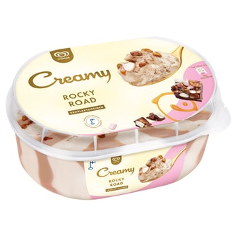 Ingman Creamy 850ml Rocky Road kalorit ja ravintosisältö
