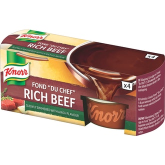 Knorr Fond du Chef tumma naudanliha-annosfondi 4x28g kalorit ja ravintosisältö - 91 kcal