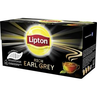 Lipton tee 25ps Rich Earl Grey kalorit ja ravintosisältö - 4 kcal