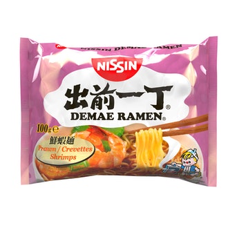 Nissin Demae Ramen nuudeli 100gkatkarapu kalorit ja ravintosisältö