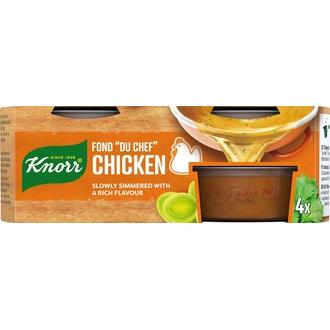 Knorr Fond "du Chef" Kana-annosfondi 4x28g kalorit ja ravintosisältö - 5 kcal