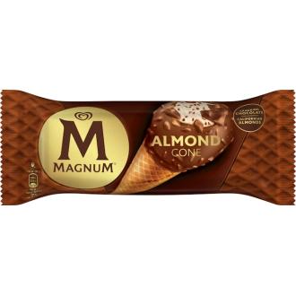 Magnum Almond Cone Jäätelötuutti 160ml/99g kalorit ja ravintosisältö - 357 kcal