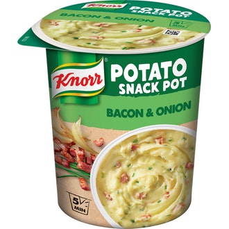 Knorr Snack Pot 58g perunamuusi pekoni kalorit ja ravintosisältö - 102 kcal