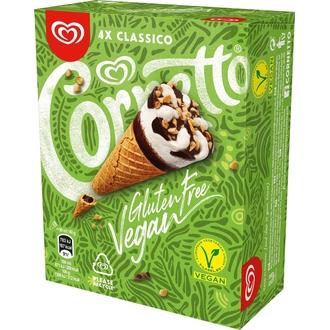 Cornetto 360Ml / 240G Monipakkaus Vanilla-Chocolate Gluteiiniton kalorit ja ravintosisältö - 0 kcal