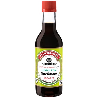 Kikkoman tamari soijakastike 250ml gluteeniton kalorit ja ravintosisältö