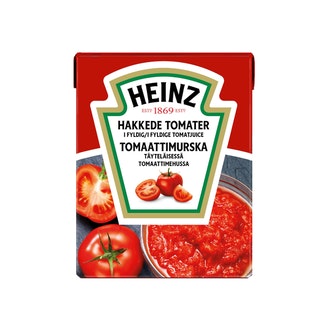 Heinz Tomaattimurska Natural täyteläisessä tomaattimehussa 390g kalorit ja ravintosisältö