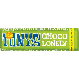 Tony's 47g Dark Almond Sea Salt kalorit ja ravintosisältö