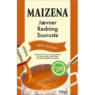 Maizena Ruskea Suuruste 250 g kalorit ja ravintosisältö - 360 kcal