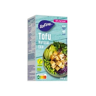 SoFine tofu maustamaton luomu 250g kalorit ja ravintosisältö