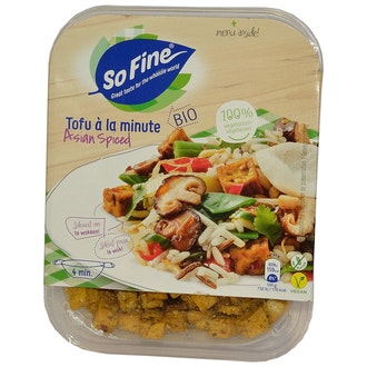 Sofine 180g Marinoidut Asian maustetut Luomu Tofupalat kalorit ja ravintosisältö