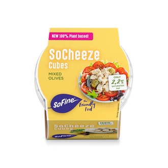Sofine Socheeze kuutiot 250g oliivisekoitus kalorit ja ravintosisältö