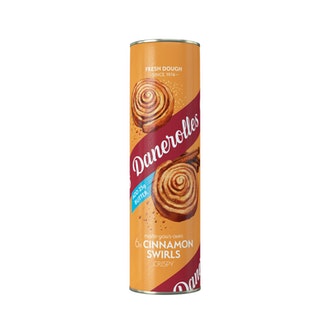 Danerolles crispy cinnamon swirls 6kpl/280g valmistaikina kalorit ja ravintosisältö - 351 kcal