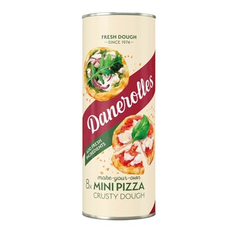 Danerolles 8 paistovalmista pizzataikinaa 330g kalorit ja ravintosisältö