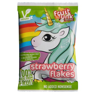 Fruitfunk 16g Mansikkahiutale Unicorn kalorit ja ravintosisältö