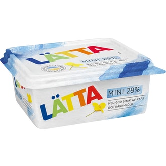 Mini Lätta 600g Kevyt 28% kasvirasvalevite kalorit ja ravintosisältö