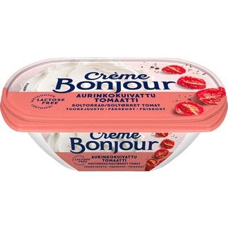 Creme Bonjour 200g Aurinkokuivattu tomaatti laktoositon kalorit ja ravintosisältö