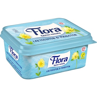 Flora margarini 600g 60% laktoositon kalorit ja ravintosisältö