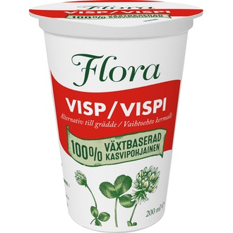 Flora 100% kasvipohjainen Vispi 31% 2dl kalorit ja ravintosisältö - 288 kcal