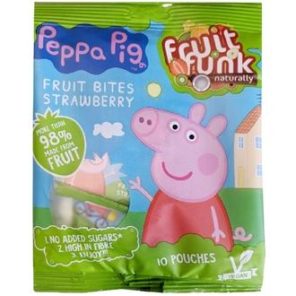 Fruitfunk Pipsa Possu Mansikkahiutale 100g/10-pack kalorit ja ravintosisältö - 329 kcal