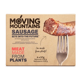 Moving Mountains kasvismakkara 228g kalorit ja ravintosisältö - 216 kcal