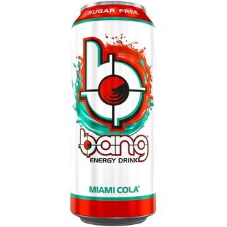 Bang Energy Drink Miami Cola 0,5l tölkki kalorit ja ravintosisältö