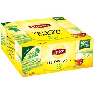 Lipton Musta tee Yellow Label 240g 120p kalorit ja ravintosisältö