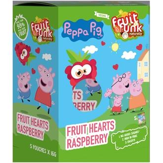 Fruitfunk Pipsa Possu vadelmanmakuinen välipala 5 kpl 80g kalorit ja ravintosisältö