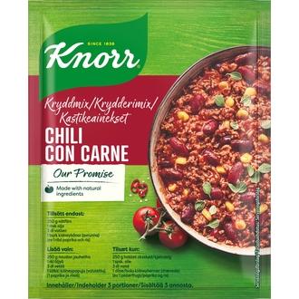 Knorr Chili con carne Ateria-aines 47 g kalorit ja ravintosisältö - 103 kcal