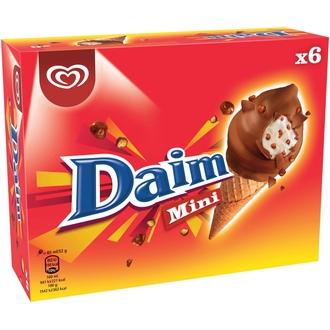 Daim Original Mini Jäätelö Monipakkaus 510ml/312g 6 kpl kalorit ja ravintosisältö