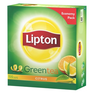 Lipton tee 100ps Green tea citrus RFA kalorit ja ravintosisältö - 4 kcal