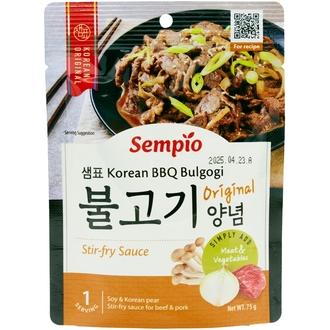 Sempio korealainen BBQ Bulgogi kastike 75 g kalorit ja ravintosisältö - 184 kcal