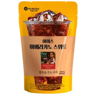 McNulty Ice Americano makea kahvijuoma 190ml kalorit ja ravintosisältö - 32 kcal