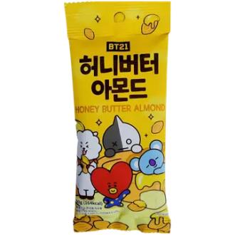 BT21 Hunajan makuinen manteli 30g kalorit ja ravintosisältö - 547 kcal