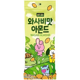 BT21 Paahdettu maissi ja manteli 30g kalorit ja ravintosisältö - 480 kcal