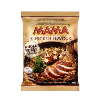 Mama Itämainen kananmakuinen täysjyvänuudeli 60g kalorit ja ravintosisältö