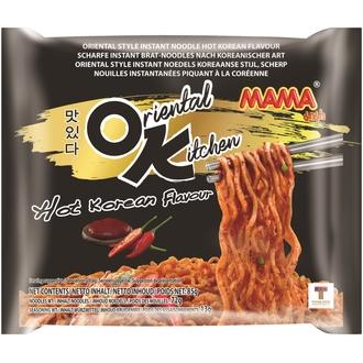 Mama OK Hot Korean Flavour Nuudeli Stir fry 85g kalorit ja ravintosisältö - 193 kcal