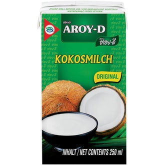 AROYD-D kookosmaito 250ml kalorit ja ravintosisältö - 185 kcal