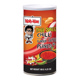 Koh-Kae Thai Sweet Chili Maapähkinä 180g kalorit ja ravintosisältö - 500 kcal