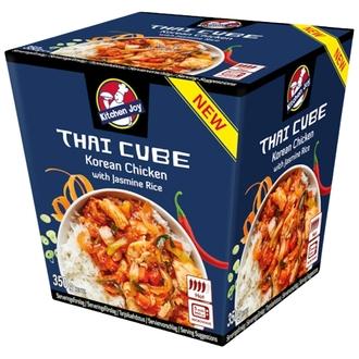 Kitchen Joy Korealaista kanaa ja jasmiiniriisiä, pakasteteria 350g kalorit ja ravintosisältö