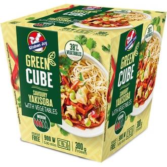 Kitchen Joy Green Cube savoury yakisoba - kasviksia ja nuudeleita 300g pakaste kalorit ja ravintosisältö