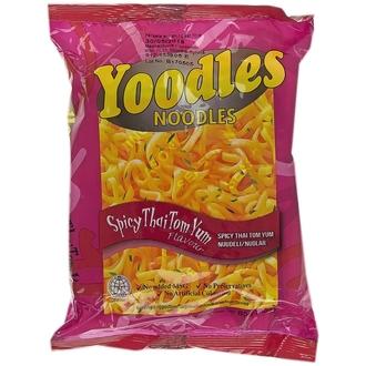 Yoodles Noodles 85g Spicy Thai Tom Yum nuudelit kalorit ja ravintosisältö