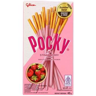 Pocky Keksitikku mansikka 45g kalorit ja ravintosisältö - 476 kcal