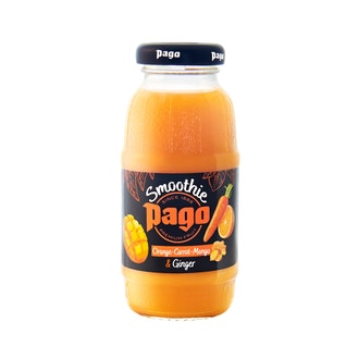 Pago smoothie 200ml appelisiini-porkkana-mango-inkivääri kalorit ja ravintosisältö - 50 kcal