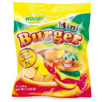 Woogie Miniburgerkarkit 250g kalorit ja ravintosisältö - 333 kcal