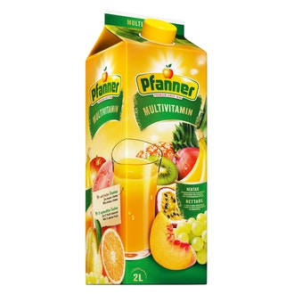 Pfanner monivitamiininektari 2L kalorit ja ravintosisältö