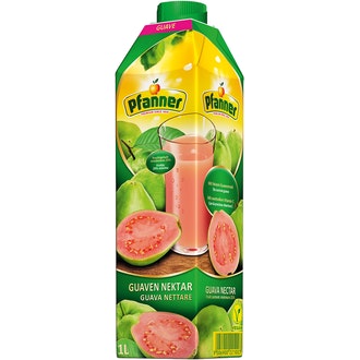 Pfanner Guavanektari 1 l kalorit ja ravintosisältö