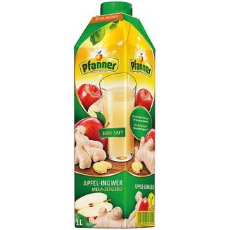 Pfanner Omena-Inkiväärimehu 1l kalorit ja ravintosisältö