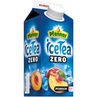 Pfanner Zero Persikkajäätee 0,75l kalorit ja ravintosisältö